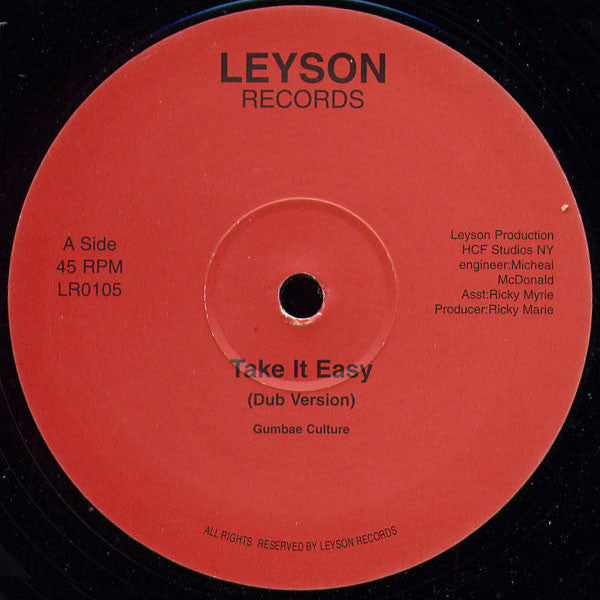 Take It Easy / Ghetto Youth