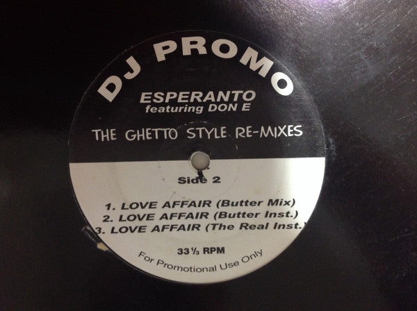 Love Affair (The Ghetto Style Re-Mixes)