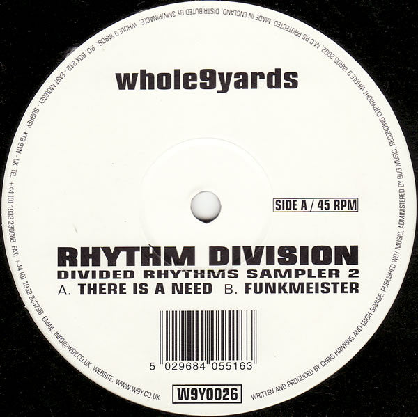 Divided Rhythms Sampler 2