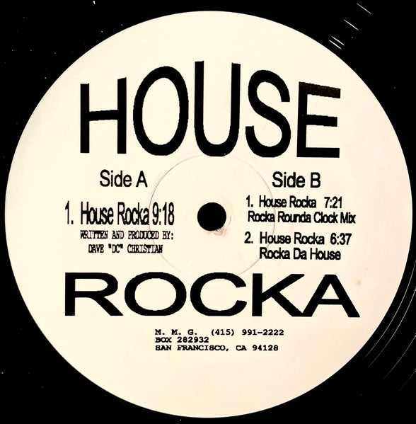 House Rocka Discogs cover art