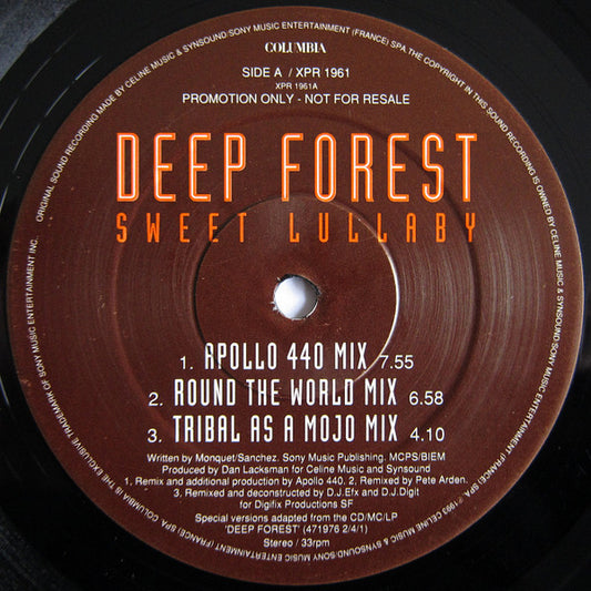 Sweet Lullaby Discogs cover art