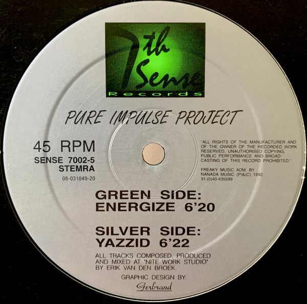 Energize Discogs cover art