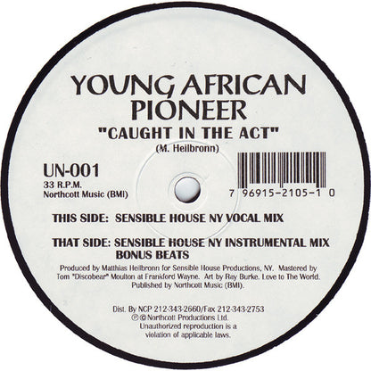 Caught In The Act Discogs cover art