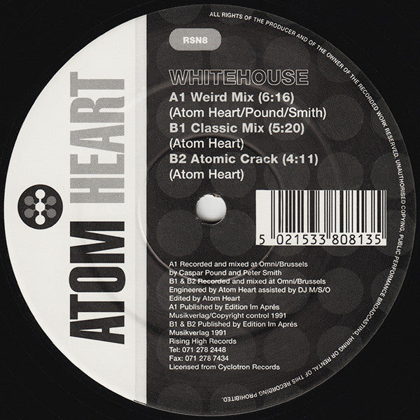 Whitehouse Discogs cover art