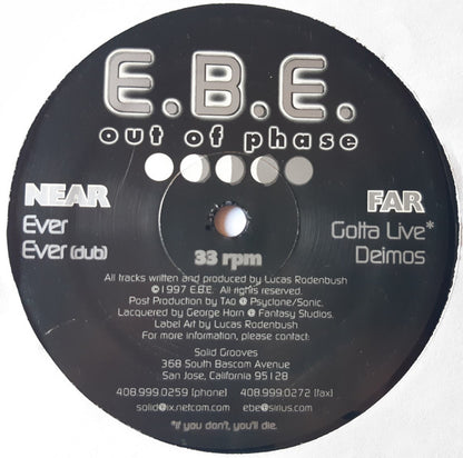 Out Of Phase Discogs cover art