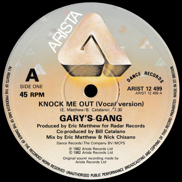 Knock Me Out Discogs cover art