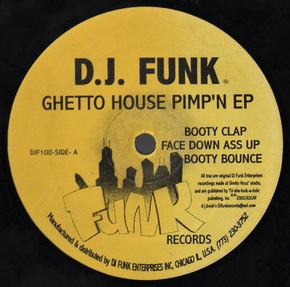 Ghetto House Pimp'n EP Discogs cover art