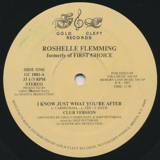 I Know Just What You're After Discogs cover art