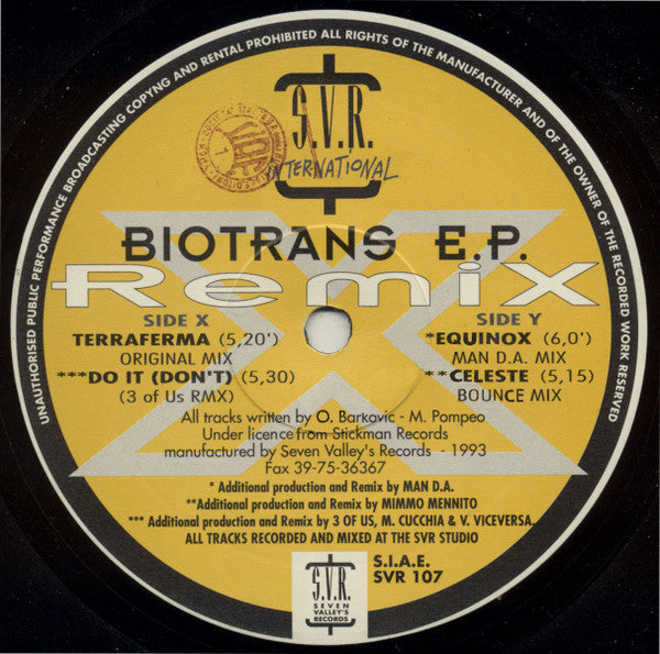 Biotrans E.P. (Remix)