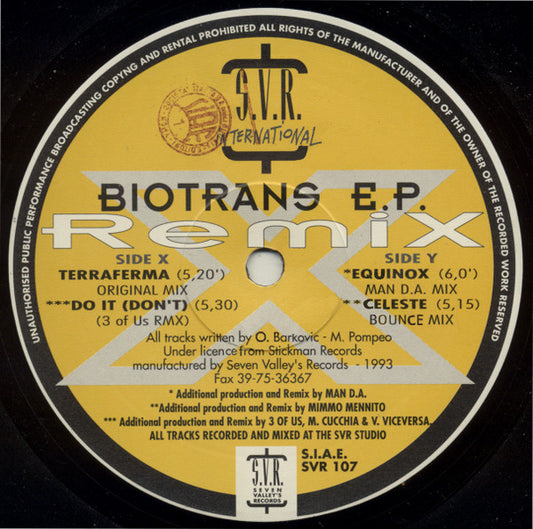 Biotrans E.P. (Remix)