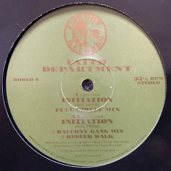Initiation Discogs cover art