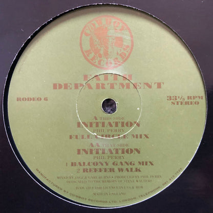 Initiation Discogs cover art