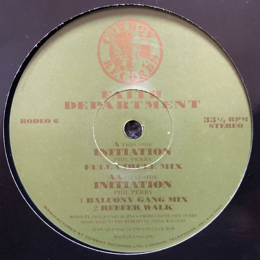Initiation Discogs cover art