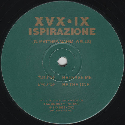 Release Me / Be The One Discogs cover art