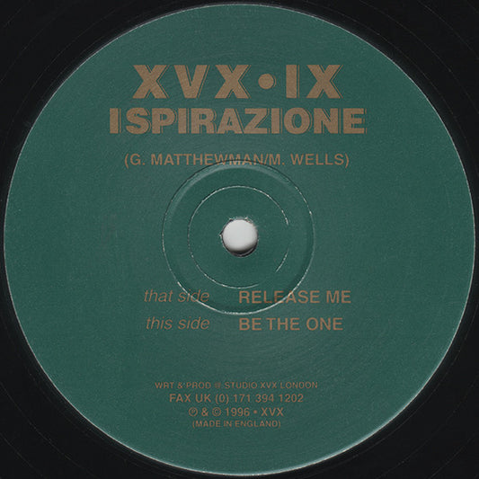 Release Me / Be The One Discogs cover art