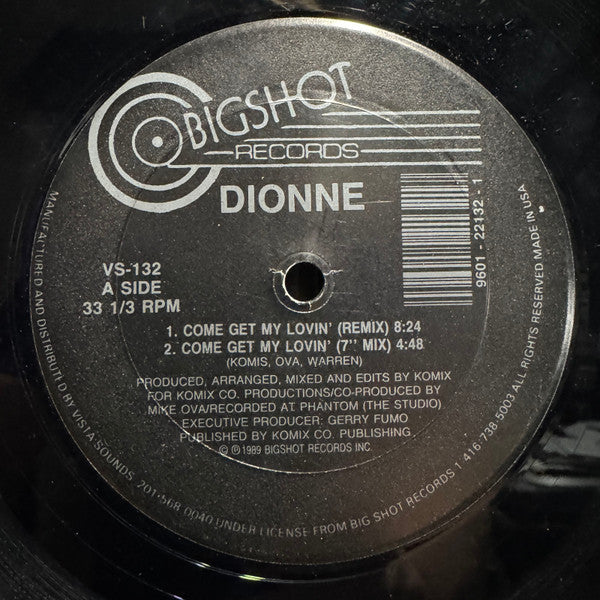 Come Get My Lovin' (Remix) Discogs cover art
