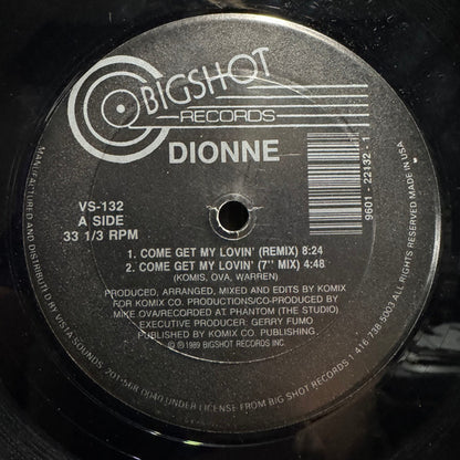 Come Get My Lovin' (Remix) Discogs cover art