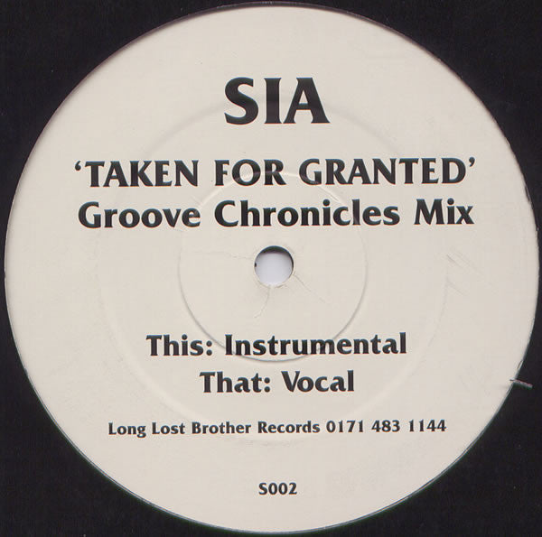Taken For Granted (Groove Chronicles Mix)