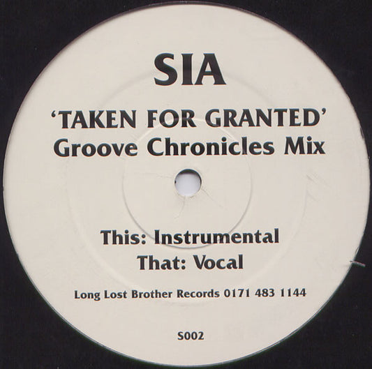 Taken For Granted (Groove Chronicles Mix)