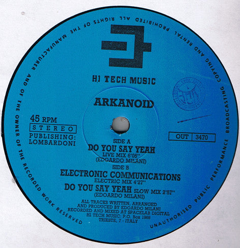 Do You Say Yeah Discogs cover art