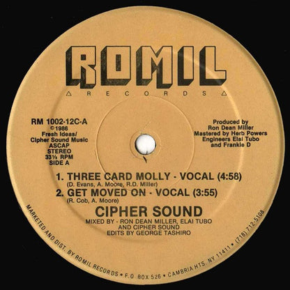 Three Card Molly / Get Moved On Discogs cover art