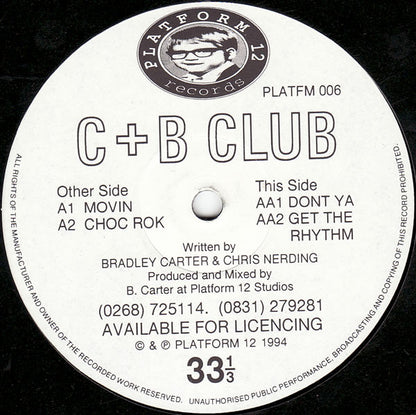 C+B Volume One Discogs cover art