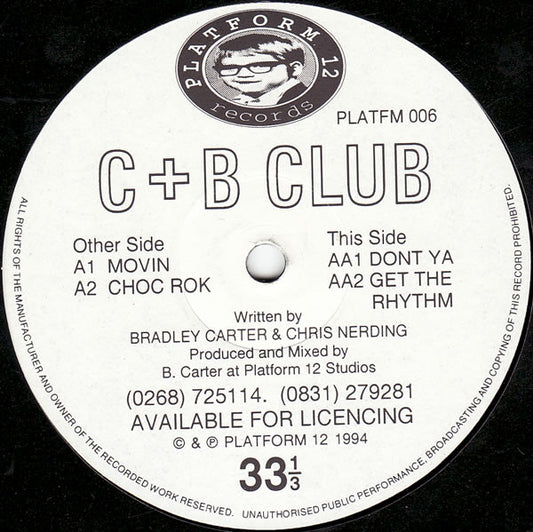 C+B Volume One Discogs cover art