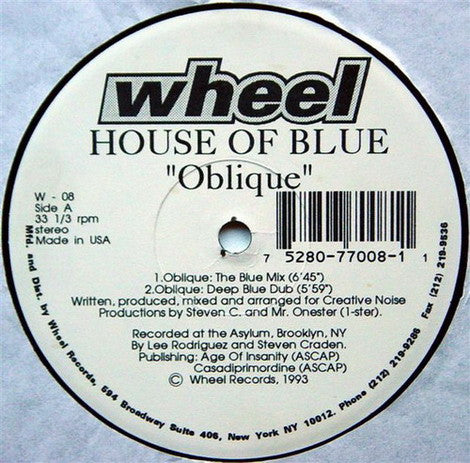 Oblique Discogs cover art