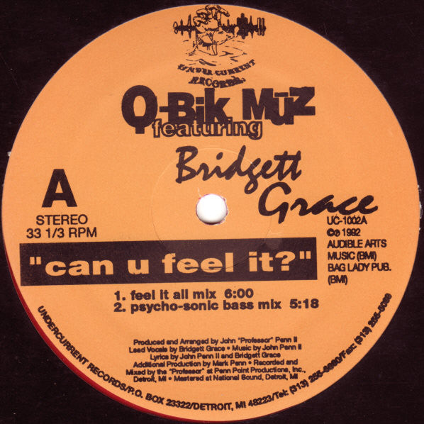 Can U Feel It? Discogs cover art