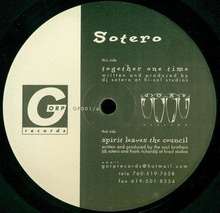 Together One Time / Spirit Leaves The Council Discogs cover art