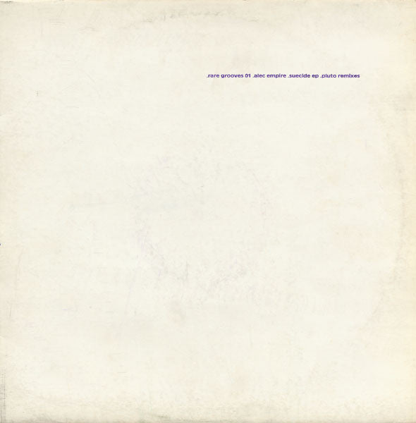 SuEcide EP (Pluto Remixes) Discogs cover art