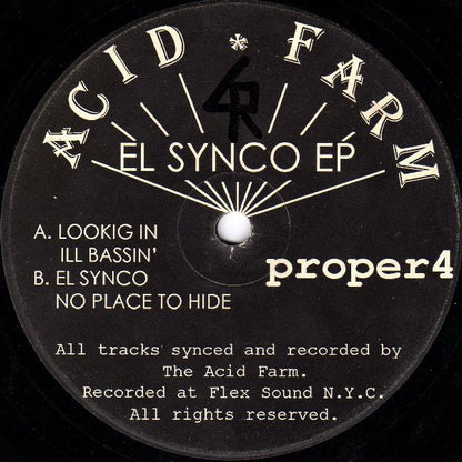 El Synco EP Discogs cover art