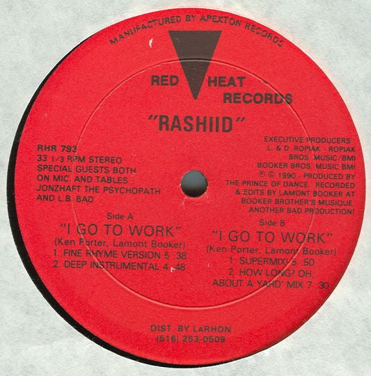 I Go To Work Discogs cover art