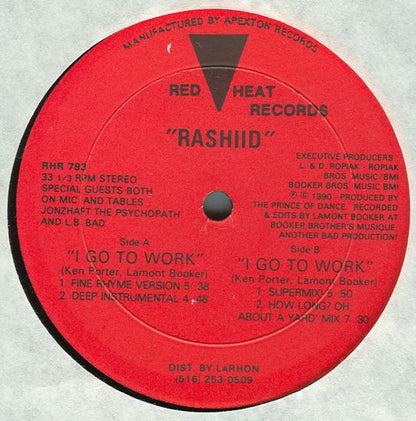 I Go To Work Discogs cover art