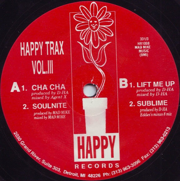 Happy Trax Vol. III Discogs cover art