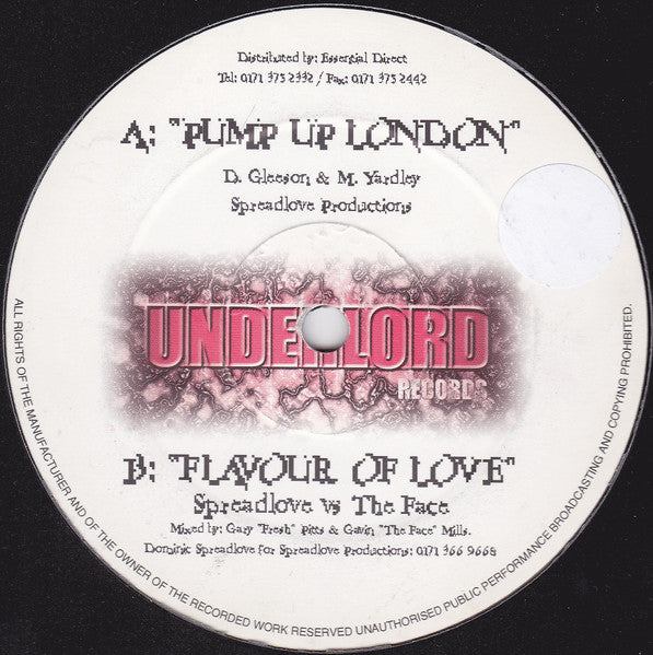 Pump Up London / Flavour Of Love Discogs cover art