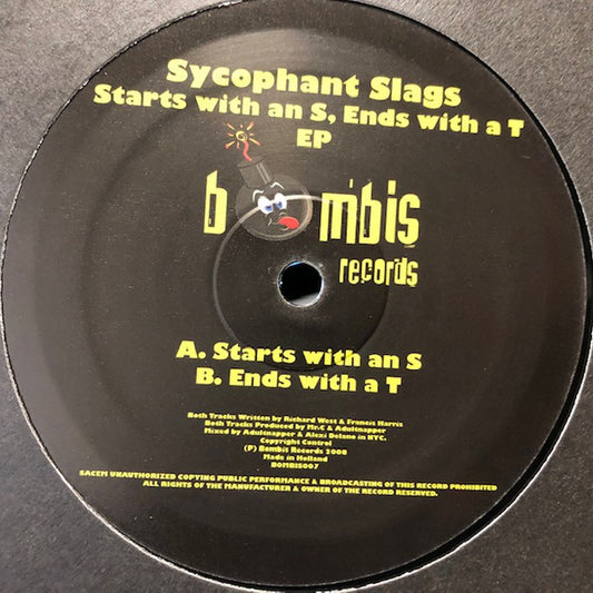 Starts With An S, Ends With A T EP Discogs cover art
