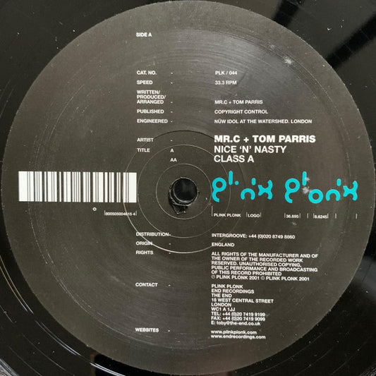 Nice 'n' Nasty / Class A Discogs cover art