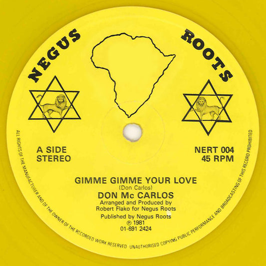 Gimme Gimme Your Love Discogs cover art