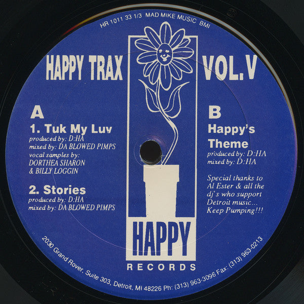 Happy Trax Vol. V Discogs cover art