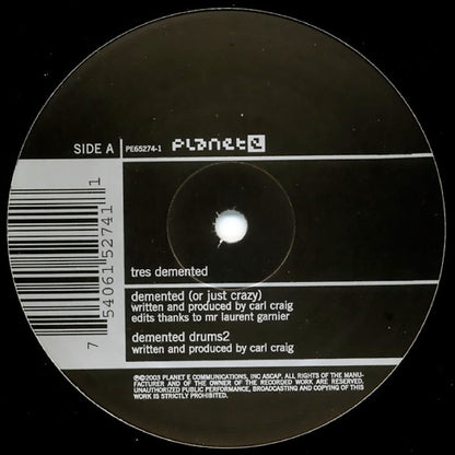Tres Demented 1 Discogs cover art