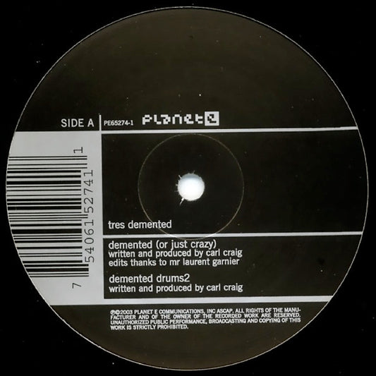 Tres Demented 1 Discogs cover art