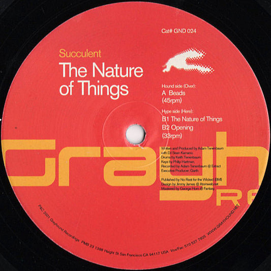 The Nature Of Things Discogs cover art