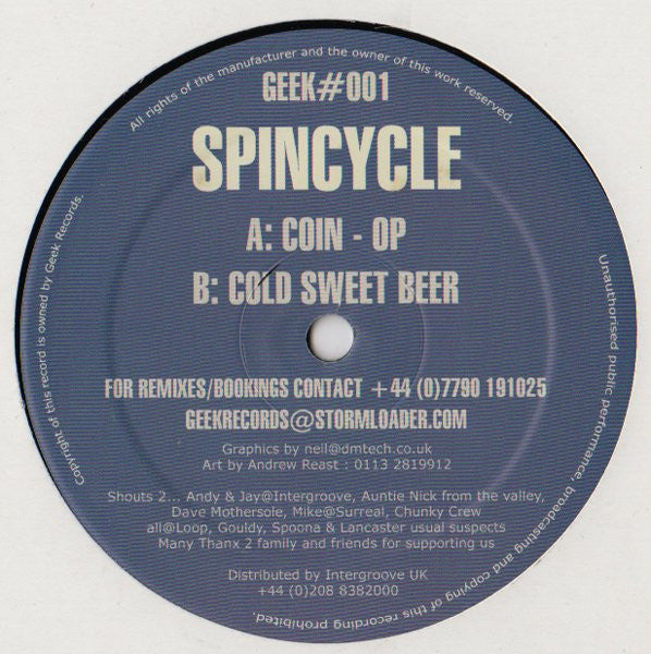 Coin-Op / Cold Sweet Beer