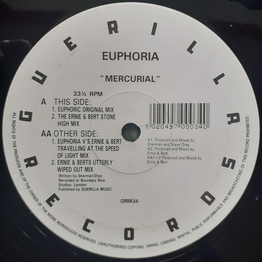Mercurial Discogs cover art