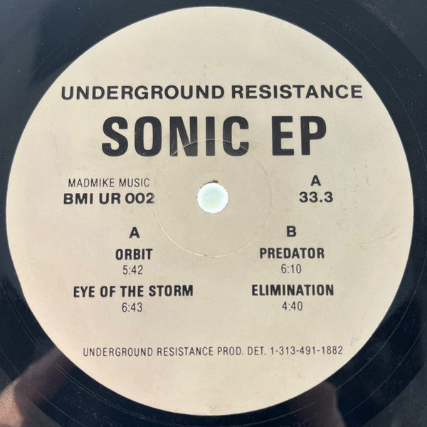 Sonic EP Discogs cover art