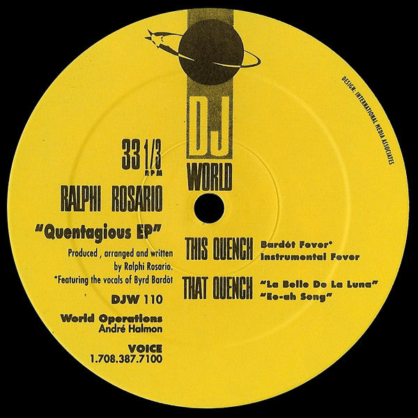 Quentagious EP Discogs cover art
