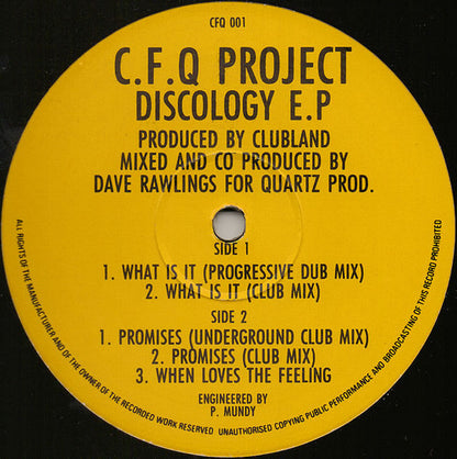 Discology E.P Discogs cover art