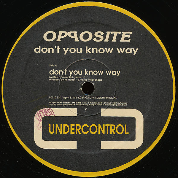 Don't You Know Way