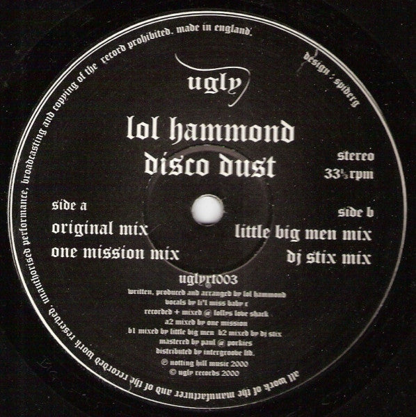 Disco Dust Discogs cover art
